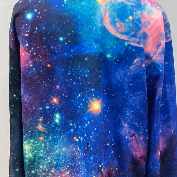 🪐 L/XL Cosmic Hoodie w/ Front Pocket 💫 - Picture 5 of 7